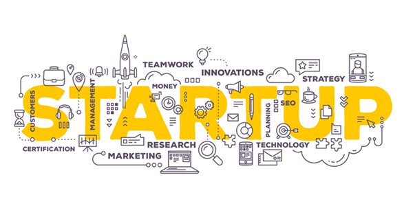 Imagem faz um mapa mental sobre o que é uma startup