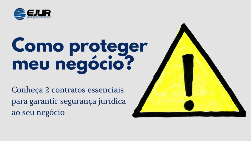 Como proteger meu negócio?- Placa de atenção